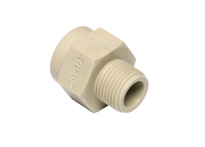 product visual PP-R Socket GY MALE THR. P.63x2 PN20